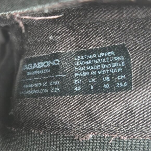 Vagabond Tara Platform Chelsea Boots 10 Gray Patent Leather Y2k Chunky Booties - Picture 8 of 12